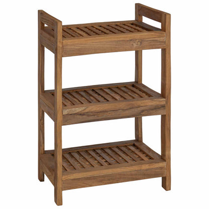 Badkamerplank Naturel 45 x 30 x 71 cm Massief Teakhout