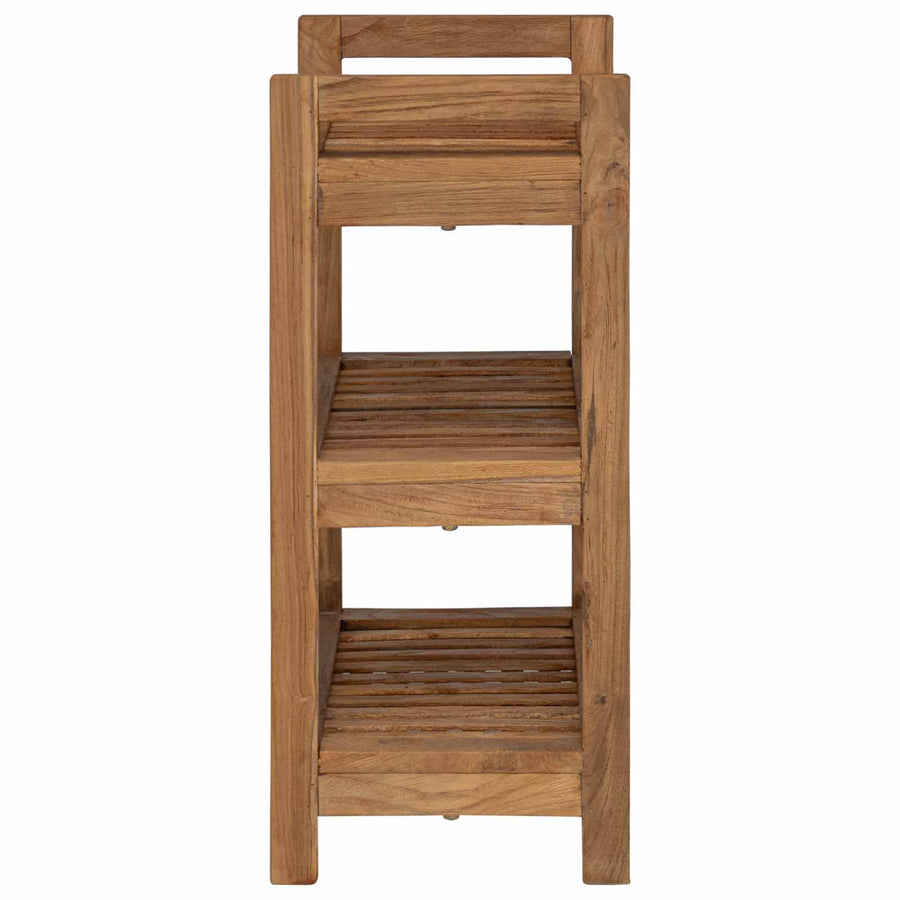 Badkamerplank Naturel 45 x 30 x 71 cm Massief Teakhout