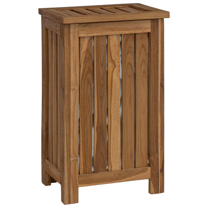 Wasmand Naturel 35 x 25 x 60 cm Massief Teakhout