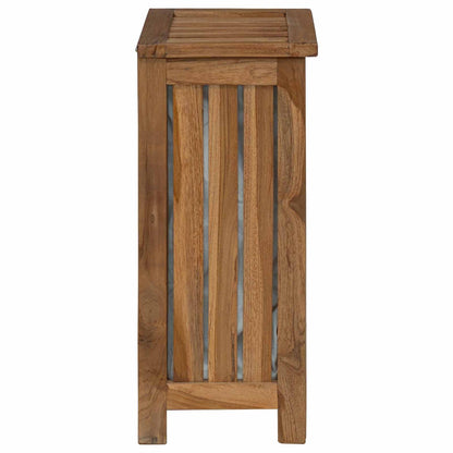 Wasmand Naturel 35 x 25 x 60 cm Massief Teakhout