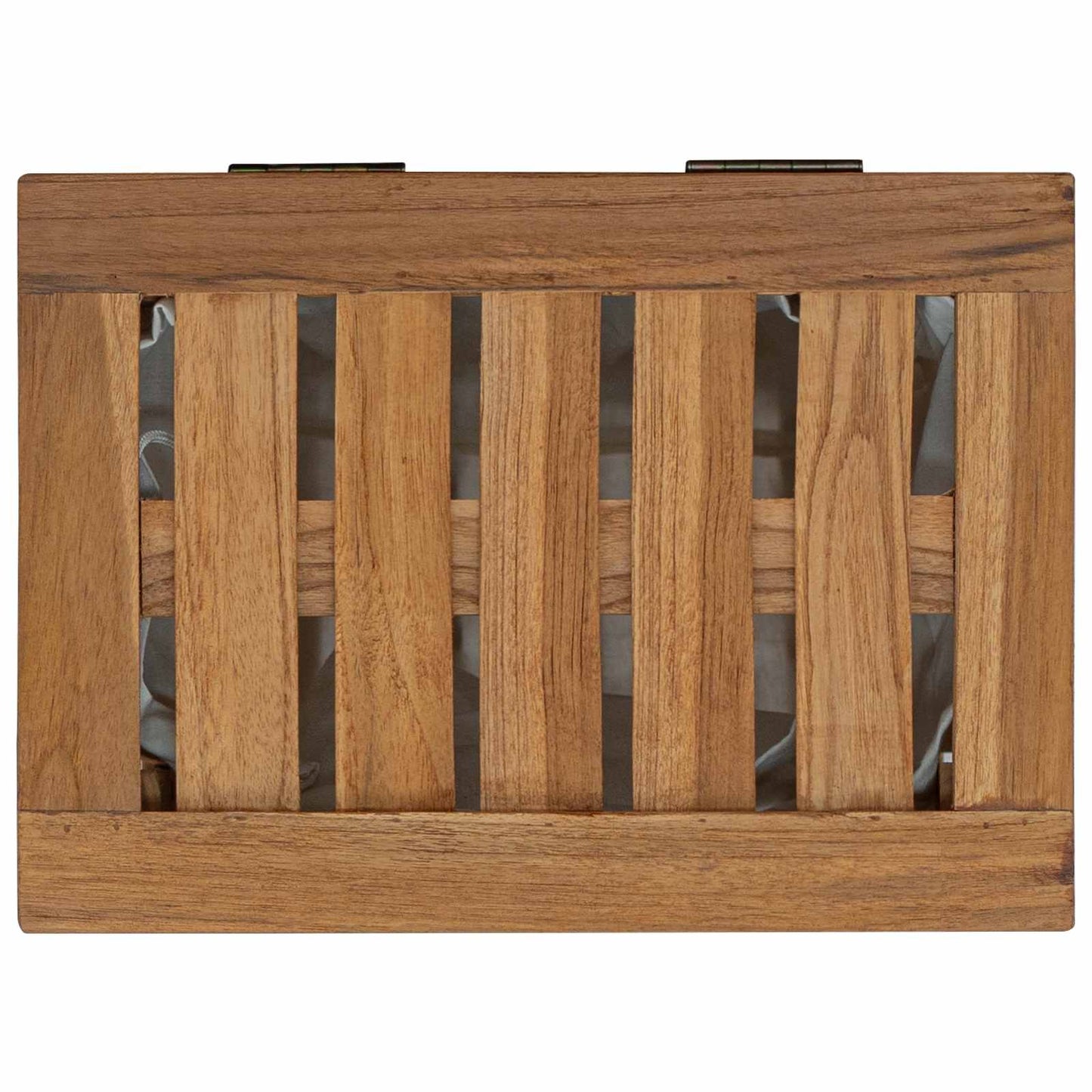 Wasmand Naturel 35 x 25 x 60 cm Massief Teakhout