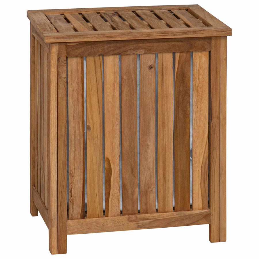 Wasmand Naturel 50 x 35 x 60 cm Massief Teakhout