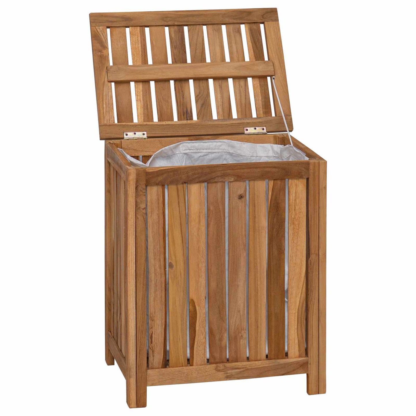 Wasmand Naturel 50 x 35 x 60 cm Massief Teakhout