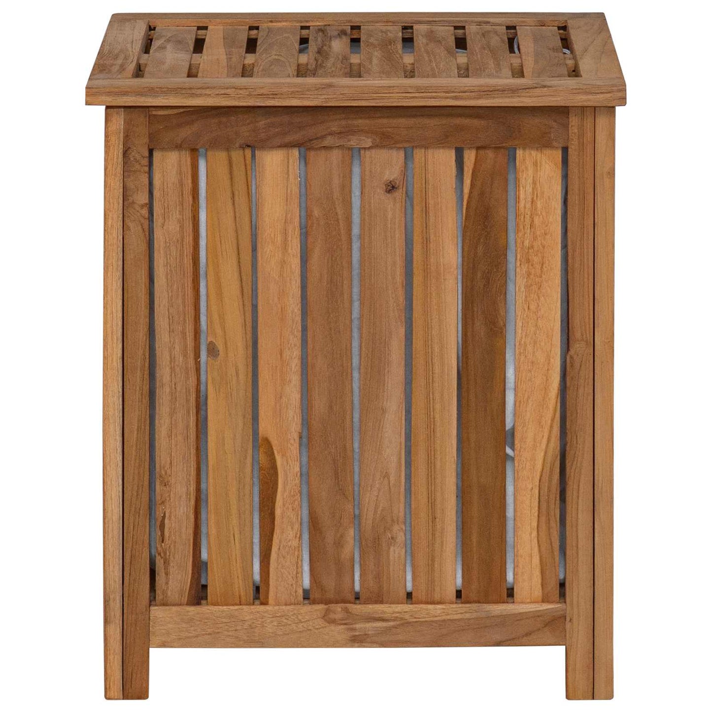 Wasmand Naturel 50 x 35 x 60 cm Massief Teakhout