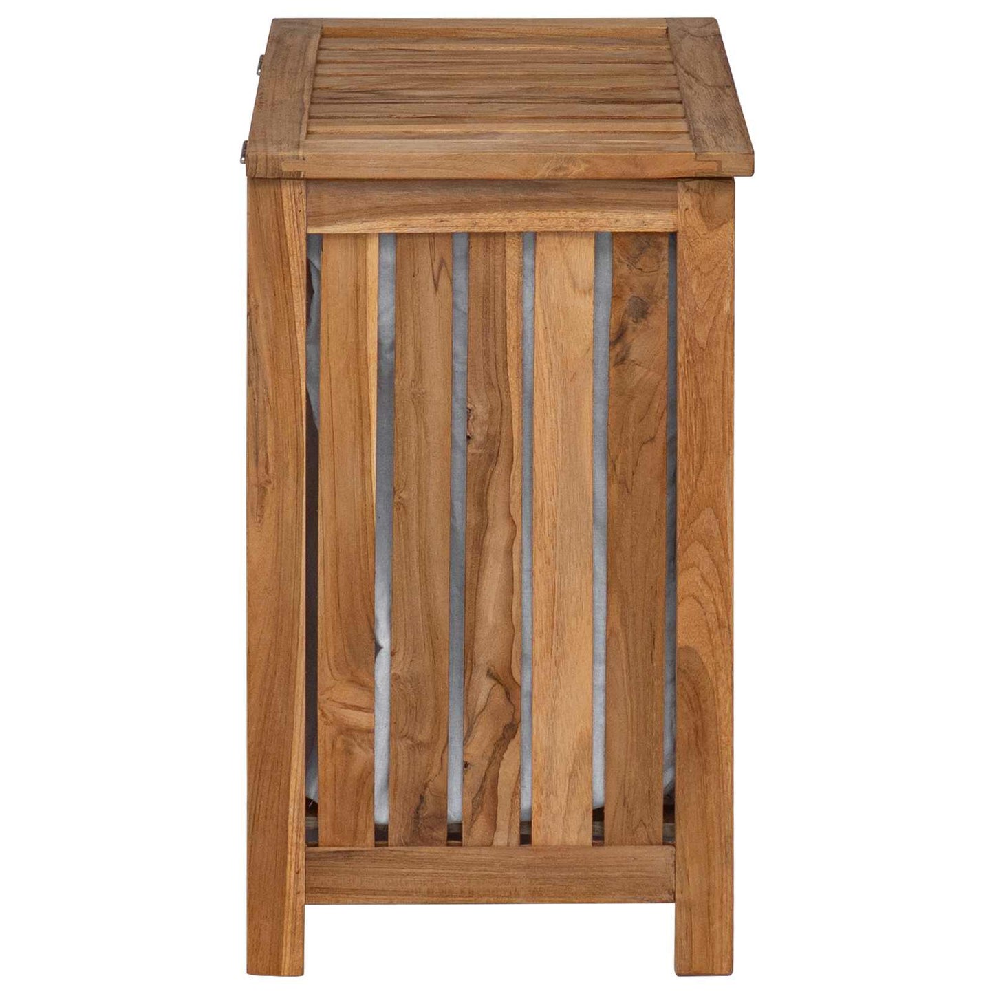 Wasmand Naturel 50 x 35 x 60 cm Massief Teakhout