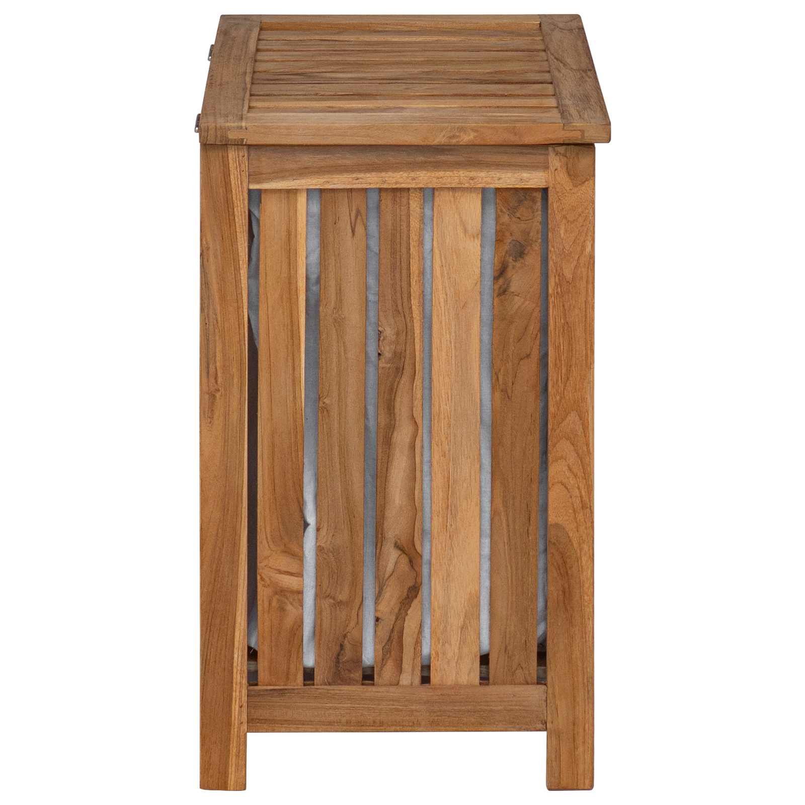 Wasmand Naturel 50 x 35 x 60 cm Massief Teakhout
