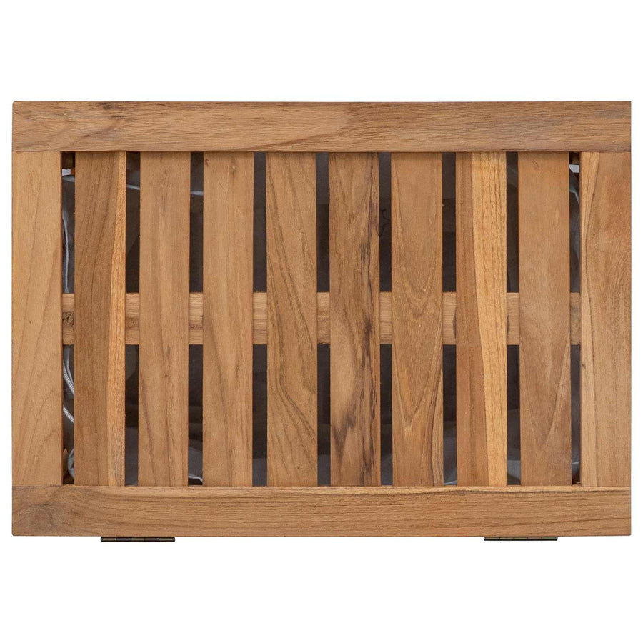 Wasmand Naturel 50 x 35 x 60 cm Massief Teakhout