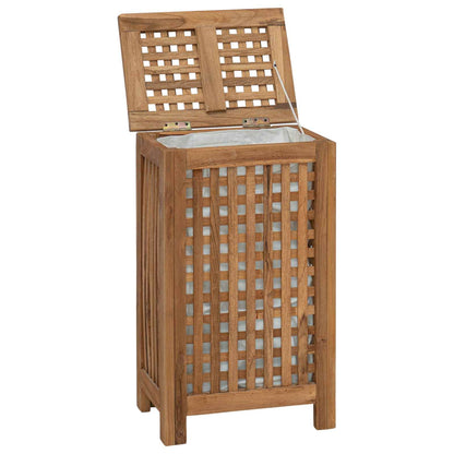 Wasmand Naturel 35 x 25 x 60 cm Massief Teakhout