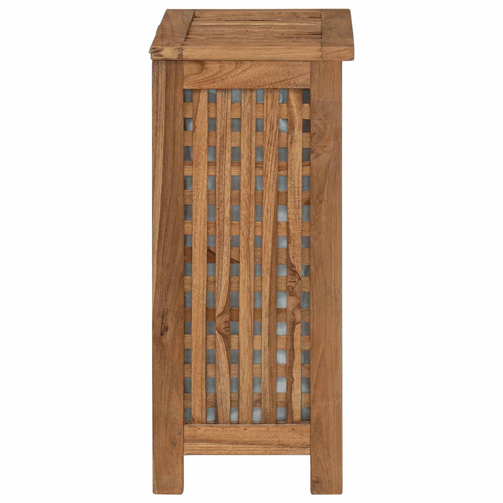 Wasmand Naturel 35 x 25 x 60 cm Massief Teakhout