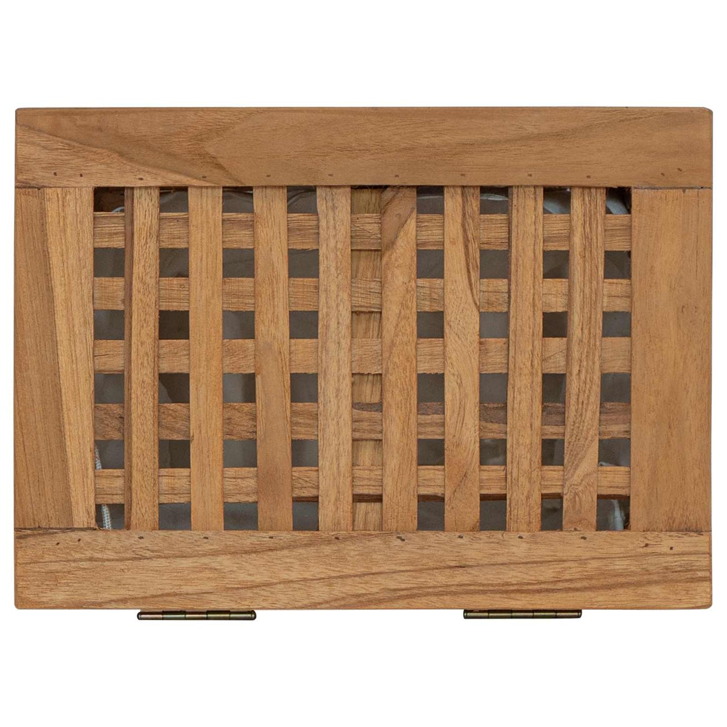 Wasmand Naturel 35 x 25 x 60 cm Massief Teakhout