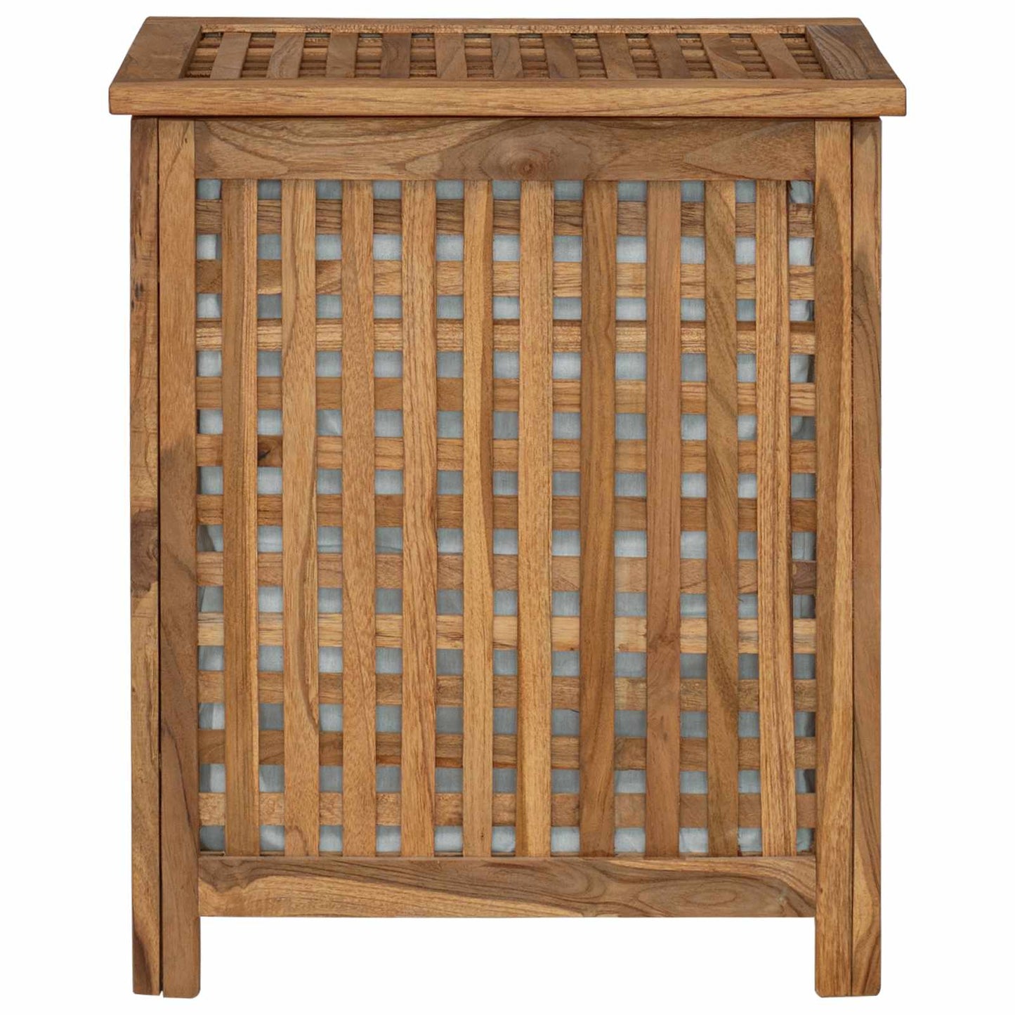 Wasmand Naturel 50 x 35 x 60 cm Massief Teakhout
