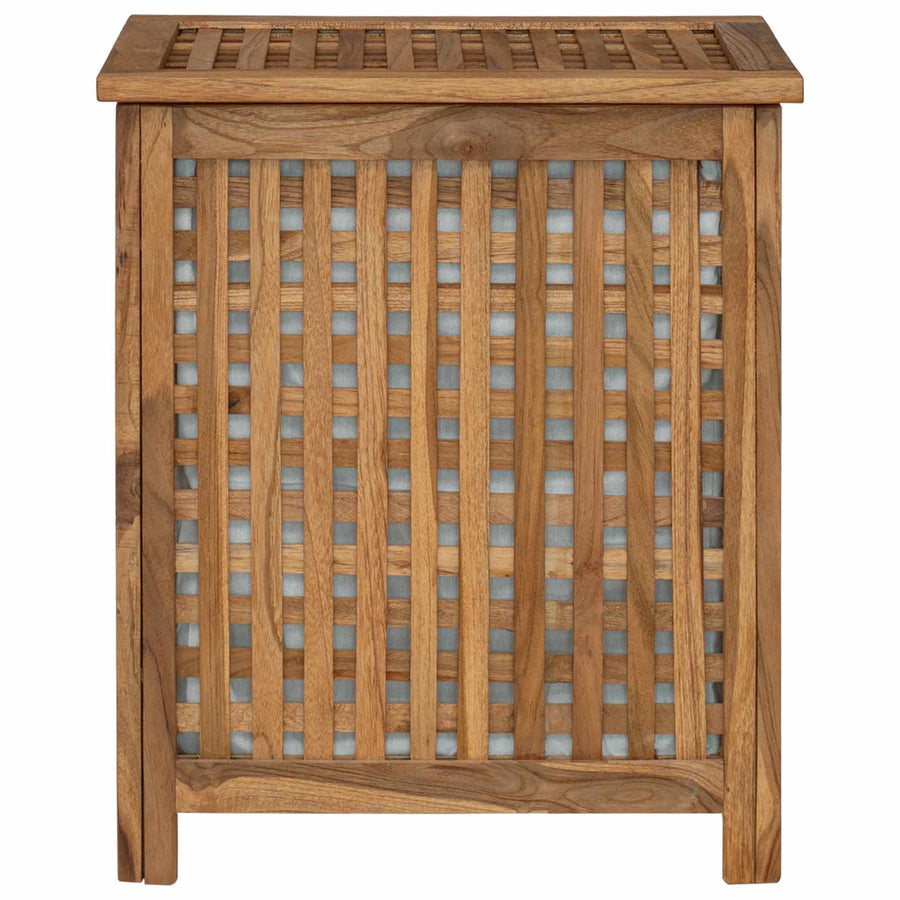 Wasmand Naturel 50 x 35 x 60 cm Massief Teakhout