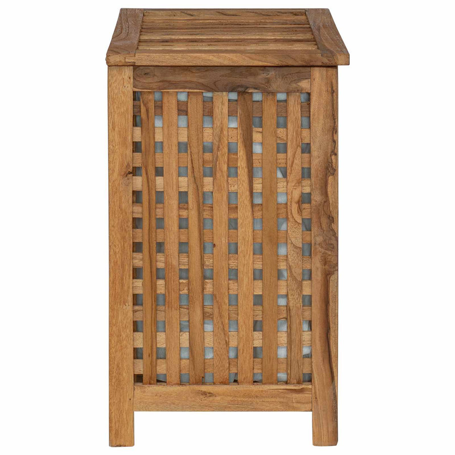 Wasmand Naturel 50 x 35 x 60 cm Massief Teakhout