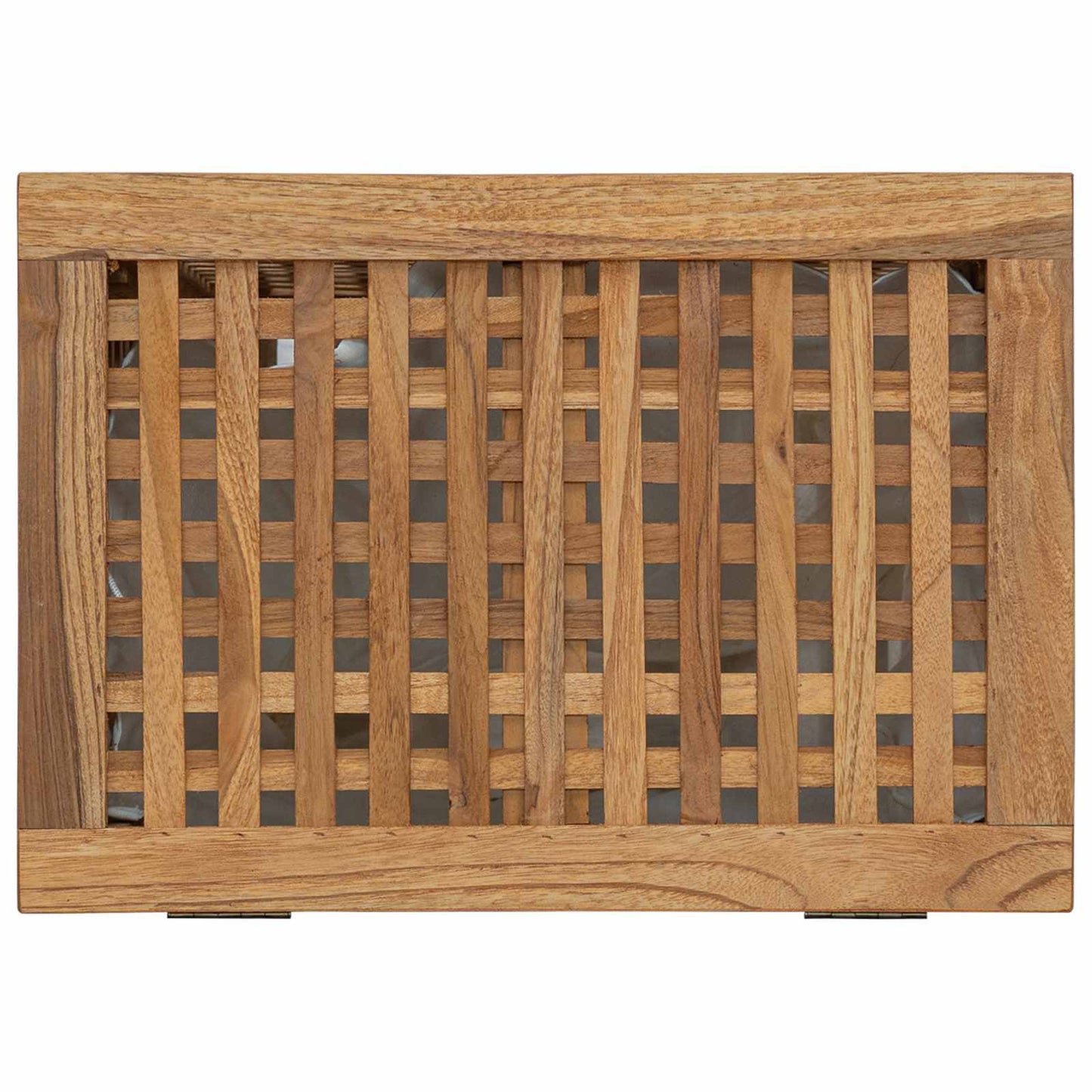 Wasmand Naturel 50 x 35 x 60 cm Massief Teakhout