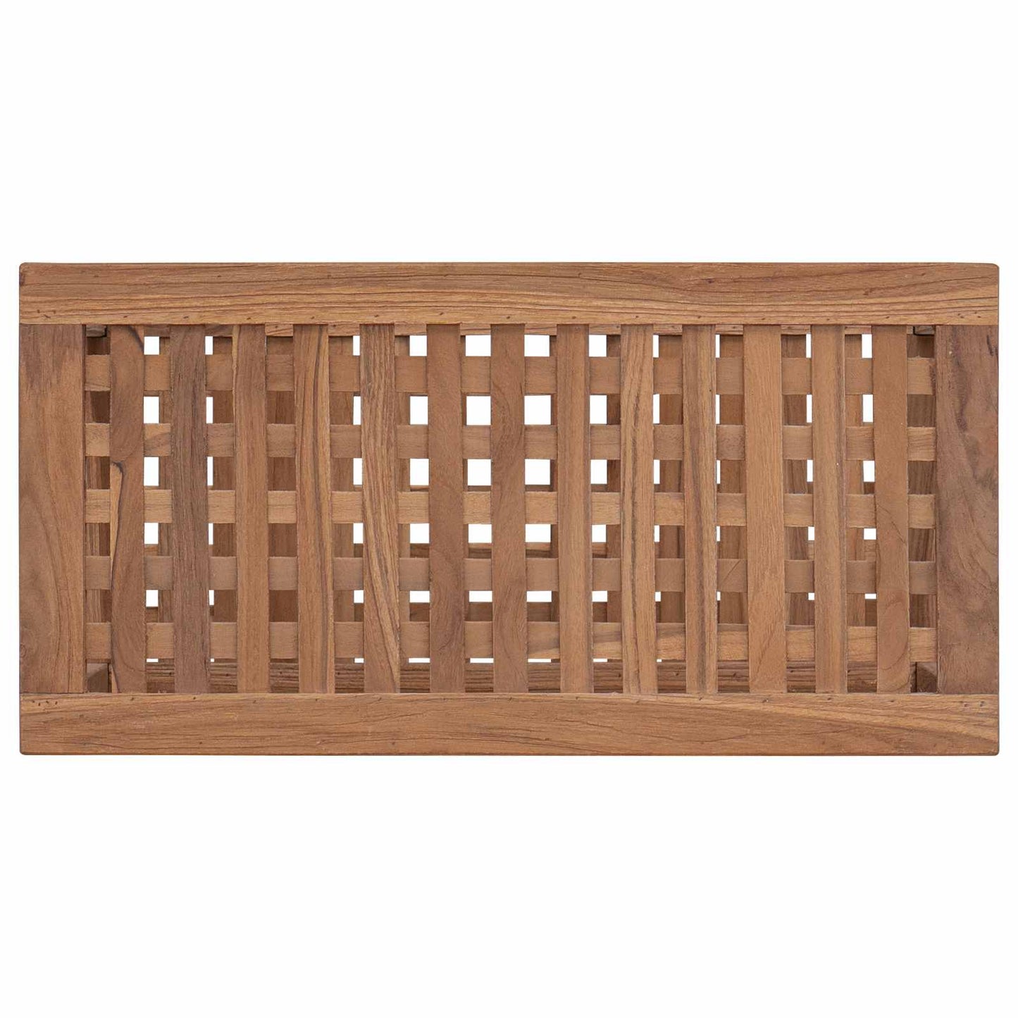 Badkamer Bijzettafel Naturel 60 x 30 x 45 cm Massief Teakhout