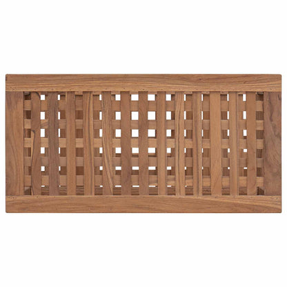 Badkamer Bijzettafel Naturel 60 x 30 x 45 cm Massief Teakhout