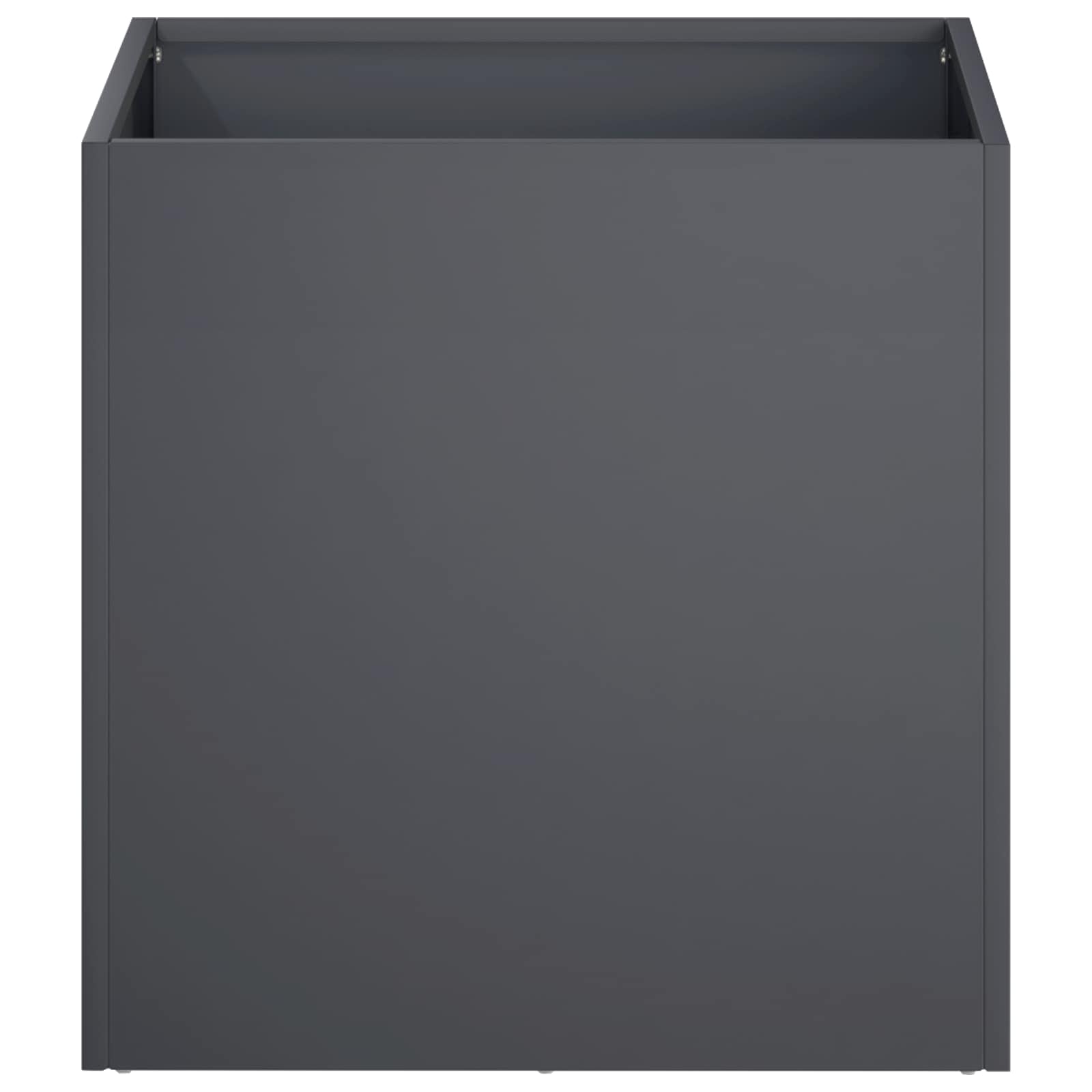 Plantenbak 2 st Antraciet 20 x 20 x 20 cm Koudgewalst staal
