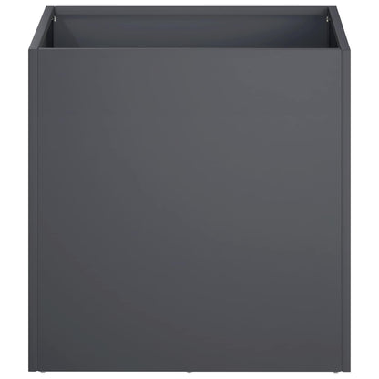 Plantenbak 2 st Antraciet 20 x 20 x 20 cm Koudgewalst staal