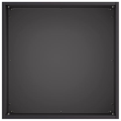 Plantenbak Zwart 25 x 25 x 25 cm Koudgewalst staal