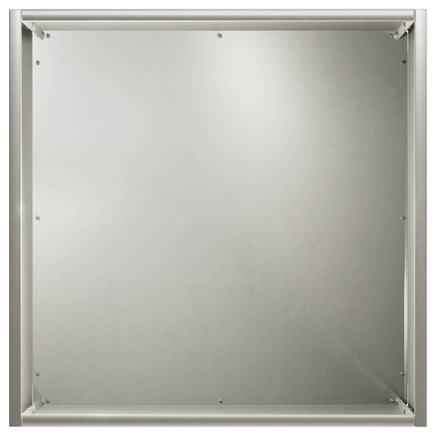 Plantenbak 2 st zilver 25 x 25 x 25 cm Roestvrij staal