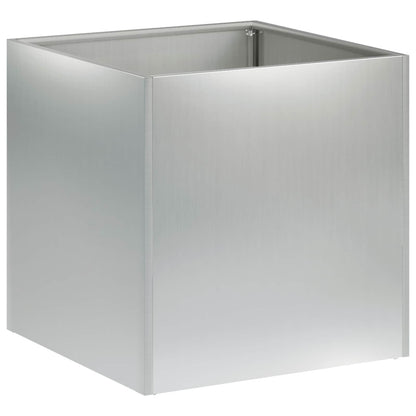 Plantenbak zilver 25 x 25 x 25 cm Gegalvaniseerd staal
