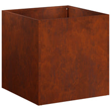 Plantenbak Roestkleurig 25 x 25 x 25 cm weervast staal