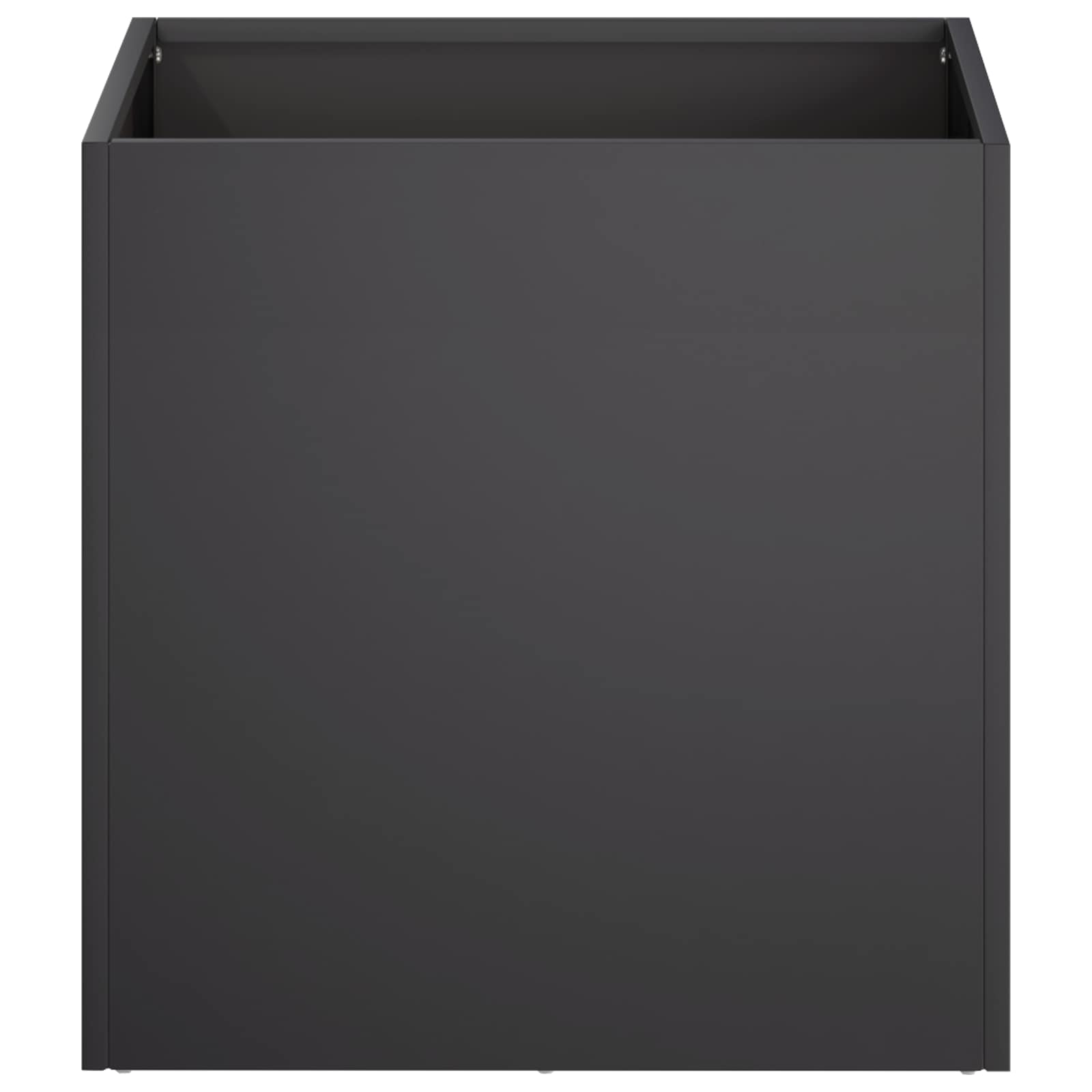 Plantenbak Zwart 35 x 35 x 35 cm Koudgewalst staal