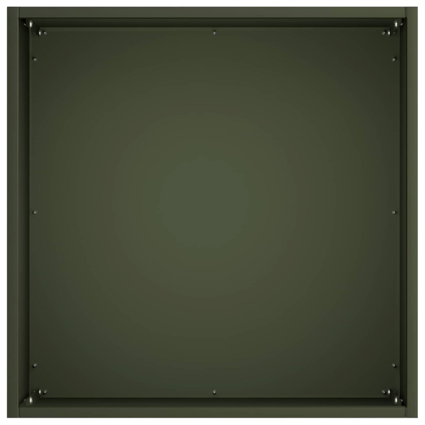 Plantenbak Olijfgroen 35 x 35 x 35 cm Koudgewalst staal