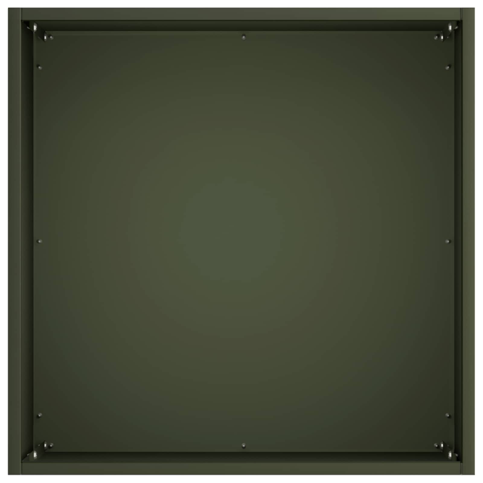 Plantenbak Olijfgroen 35 x 35 x 35 cm Koudgewalst staal