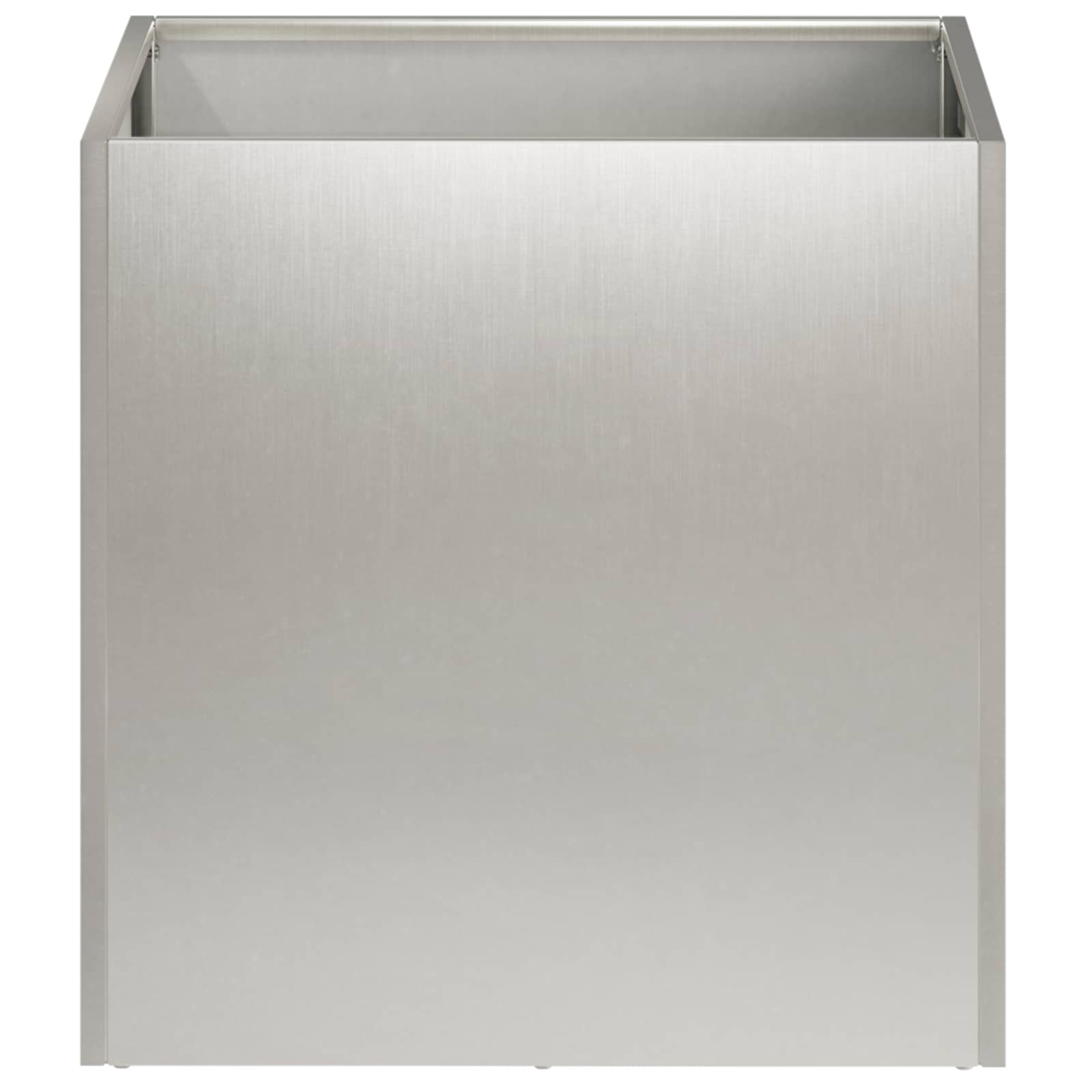 Plantenbak zilver 35 x 35 x 35 cm Roestvrij staal