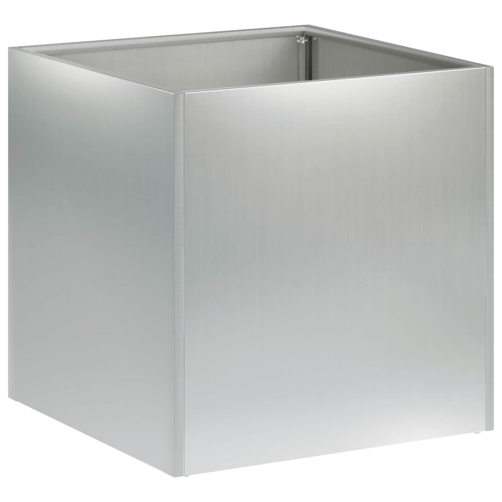 Plantenbak zilver 35 x 35 x 35 cm Gegalvaniseerd staal