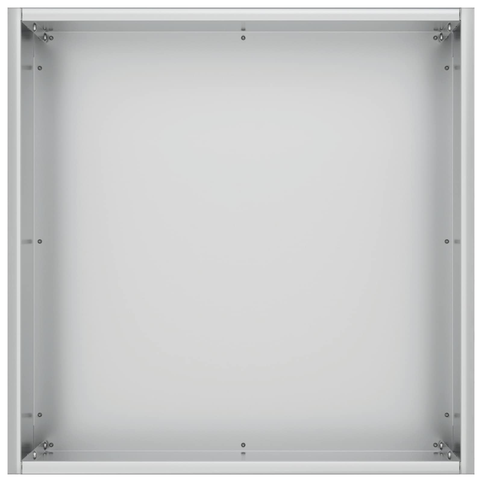 Plantenbak 2 st zilver 35 x 35 x 35 cm Gegalvaniseerd staal