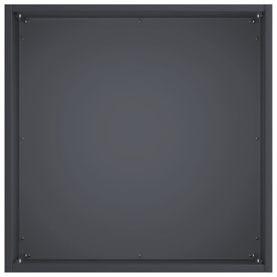 Plantenbak Antraciet 45 x 45 x 45 cm Koudgewalst staal