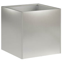 Plantenbak zilver 45 x 45 x 45 cm Roestvrij staal