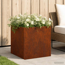 Plantenbak Roestkleurig 45 x 45 x 45 cm weervast staal