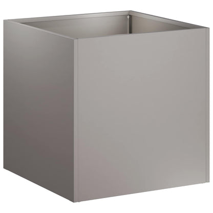 Plantenbak 2 st Roestkleurig 45 x 45 x 45 cm weervast staal