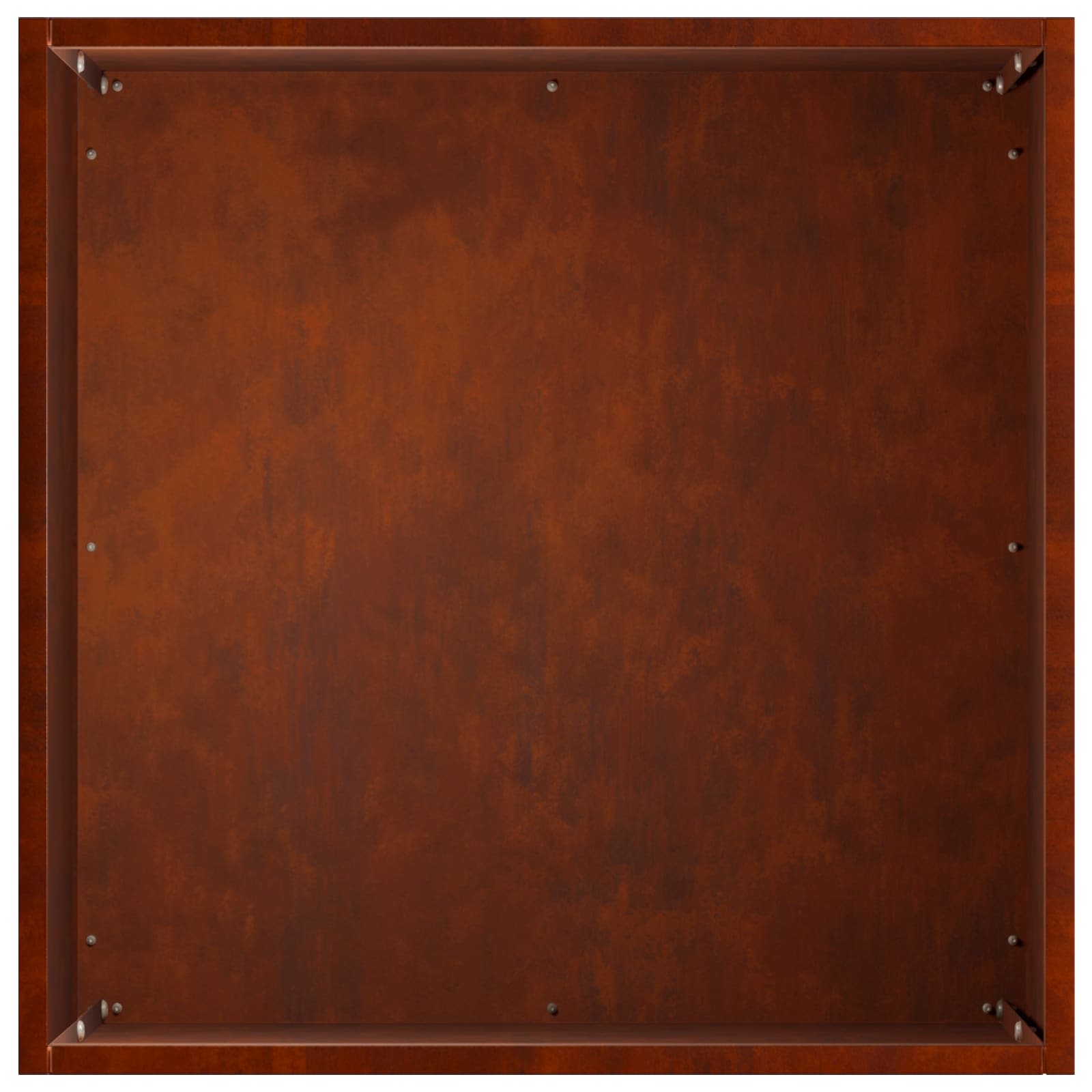 Plantenbak 2 st Roestkleurig 45 x 45 x 45 cm weervast staal