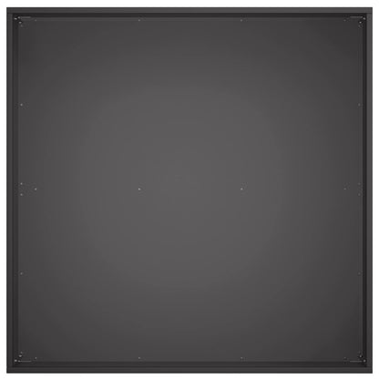Plantenbak 2 st Zwart 40 x 40 x 20 cm Koudgewalst staal