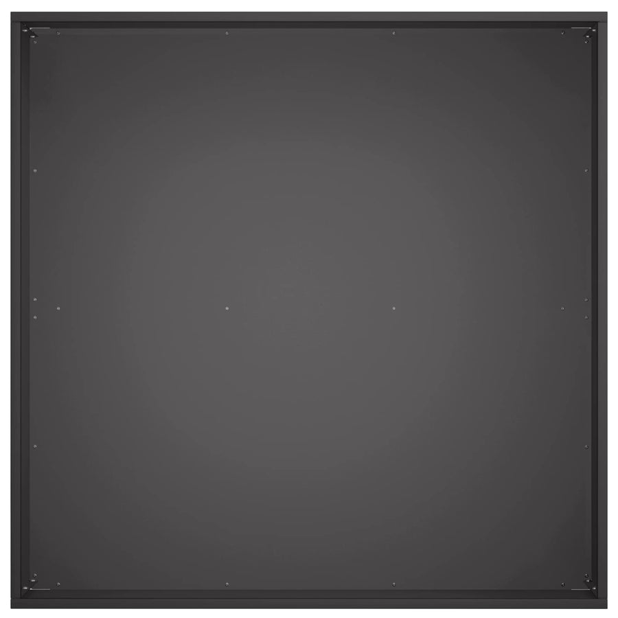 Plantenbak 2 st Zwart 40 x 40 x 20 cm Koudgewalst staal