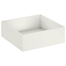Plantenbak Wit 40 x 40 x 20 cm Koudgewalst staal