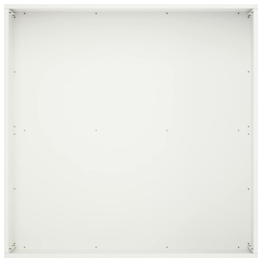 Plantenbak Wit 40 x 40 x 20 cm Koudgewalst staal