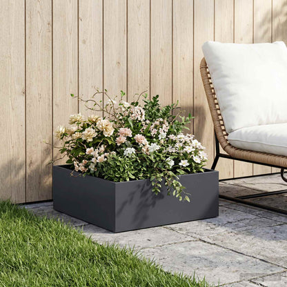Plantenbak Antraciet 40 x 40 x 20 cm Koudgewalst staal