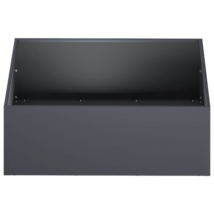 Plantenbak Antraciet 40 x 40 x 20 cm Koudgewalst staal