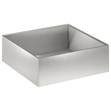 Plantenbak zilver 40 x 40 x 20 cm Roestvrij staal