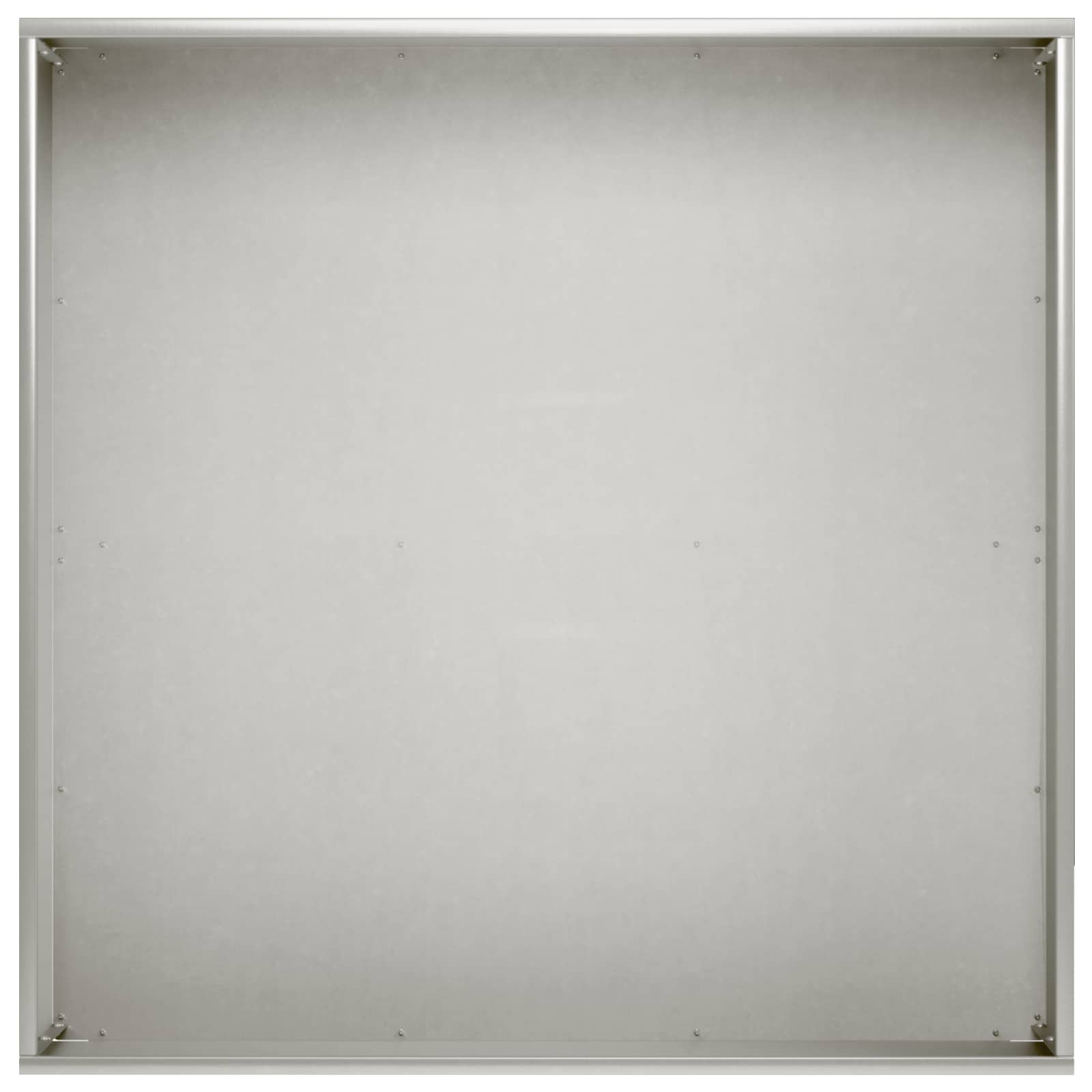 Plantenbak zilver 40 x 40 x 20 cm Roestvrij staal