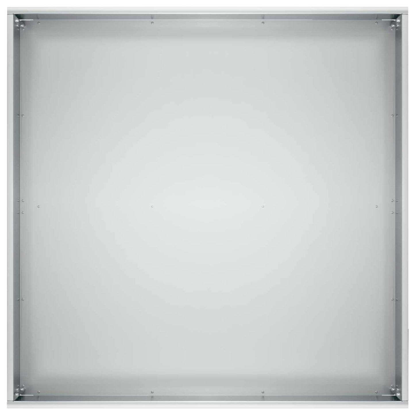 Plantenbak 2 st zilver 40 x 40 x 20 cm Gegalvaniseerd staal