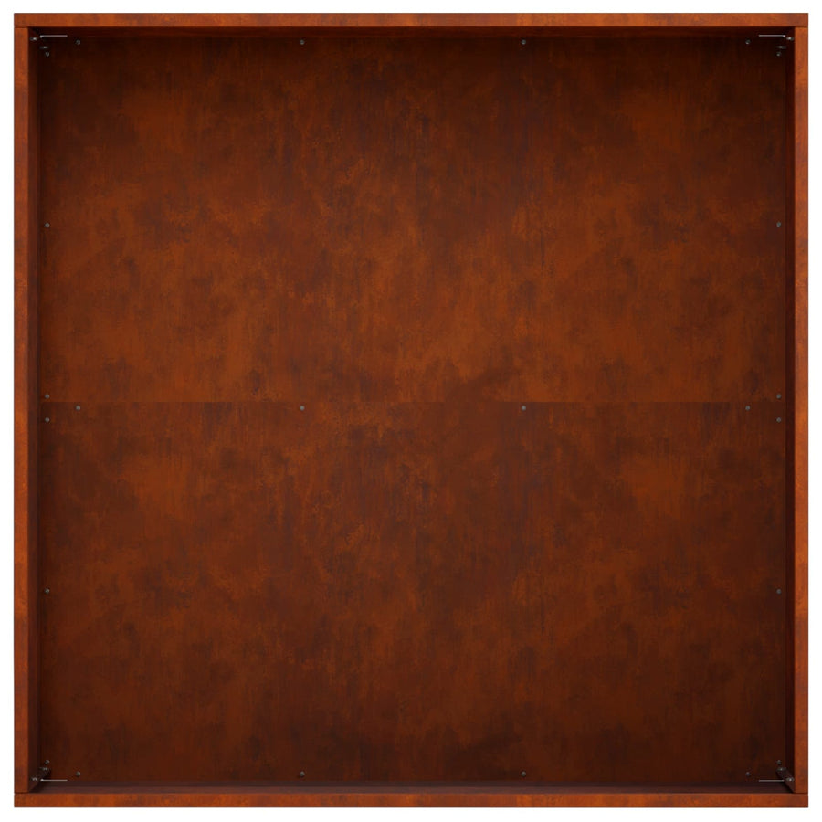 Plantenbak Roestkleurig 40 x 40 x 20 cm weervast staal