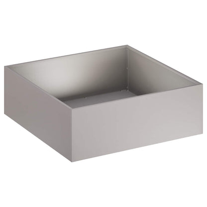 Plantenbak 2 st Roestkleurig 40 x 40 x 20 cm weervast staal
