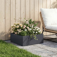 Plantenbak Antraciet 60 x 60 x 20 cm Koudgewalst staal
