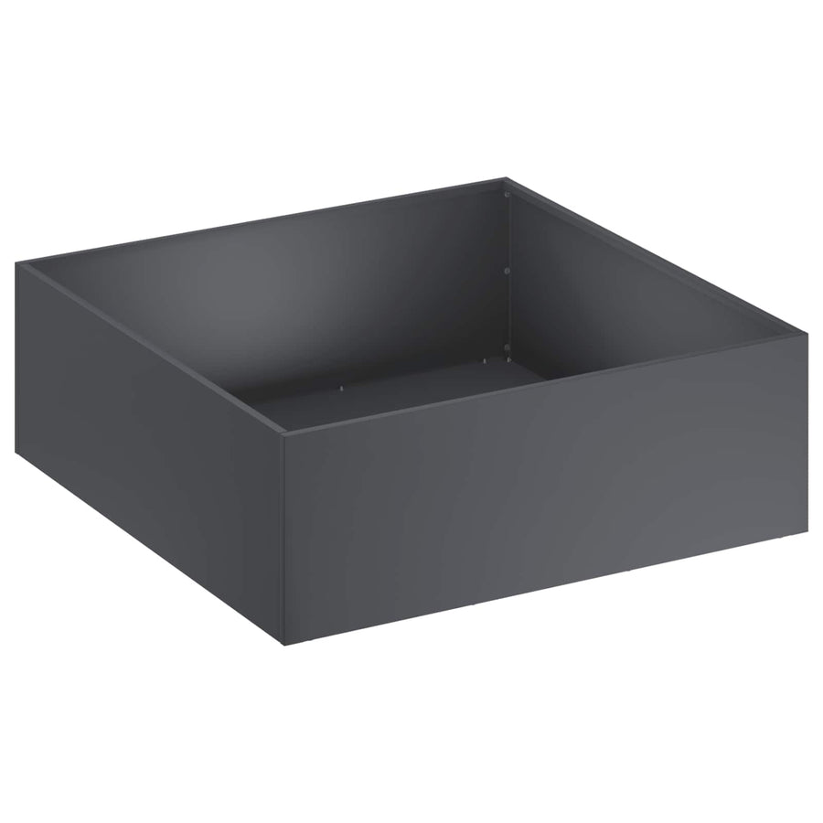 Plantenbak Antraciet 60 x 60 x 20 cm Koudgewalst staal